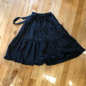 🌺 Boho Midi Skirt with Tie